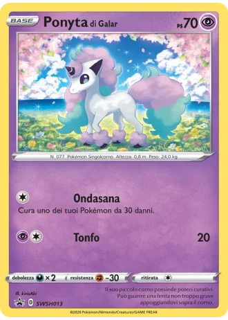 Ponyta di Galar SWSH013 — Spada e Scudo Promos