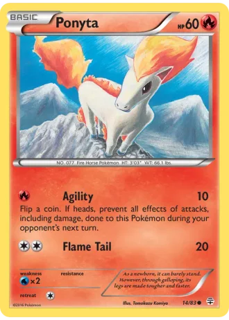 Ponyta (Toys R Us 2016) #14/83 — Generations