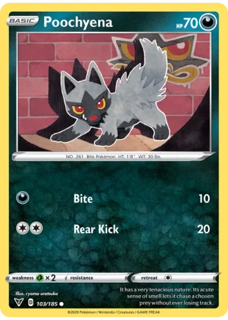 Poochyena #103 — Vivid Voltage
