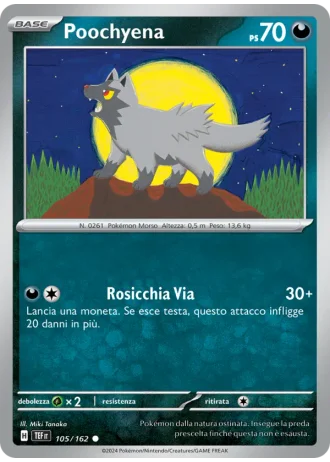 Poochyena #105/162 — Cronoforze