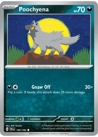 Poochyena #105/162 — Temporal Forces