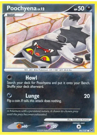 Poochyena #86 — Platinum