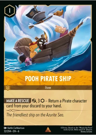 Pooh Pirate Ship #32/204 — Azurite Sea
