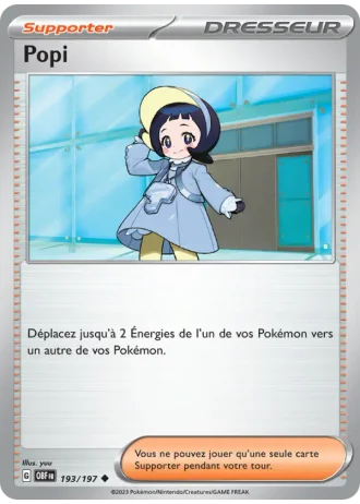 Popi #193/197 — Flammes Obsidiennes