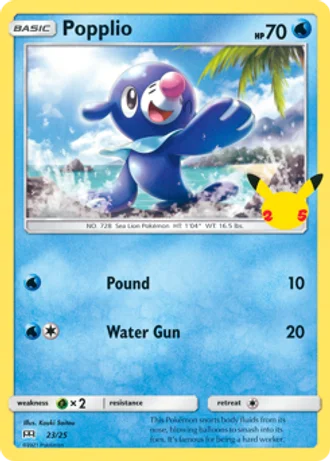 Popplio #23 — McDonald's Collection 2021