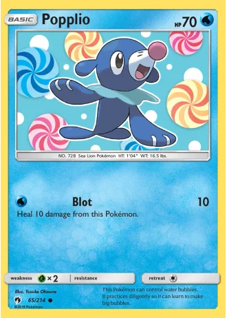 Popplio #65 — Lost Thunder