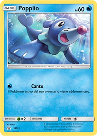 Popplio SM03 — Sole e Luna Promos