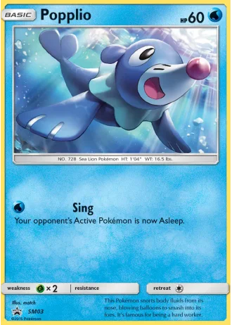 Popplio SM03 — Sun & Moon Promos