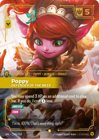 Poppy, Defender of the Meek #178a/219 — Unleashed