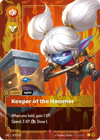Poppy, Keeper of the Hammer #203/219 — Unleashed