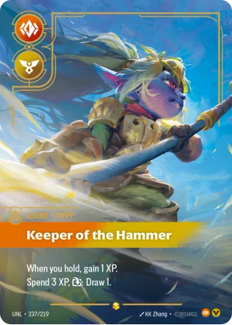 Poppy, Keeper of the Hammer #237/219 — Unleashed