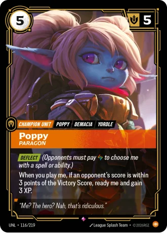 Poppy, Paragon #116/219 — Unleashed