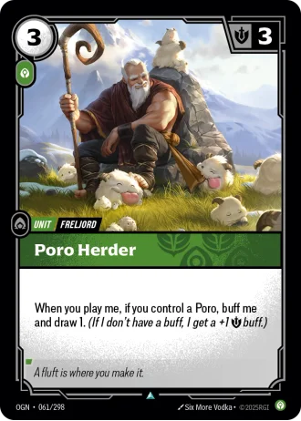 Poro Herder #061/298 — Origins