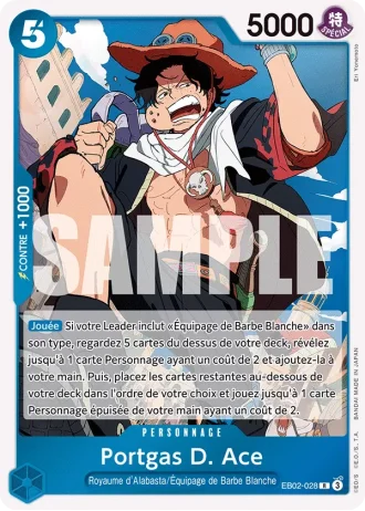Portgas D. Ace (EB02-028) — Anime 25th Collection (EB02)