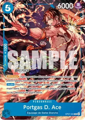 Portgas D. Ace (OP07-053) (Alternative Art) — PROMO