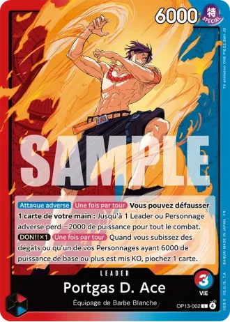 Portgas D. Ace (OP13-002) — Successeurs (OP13)