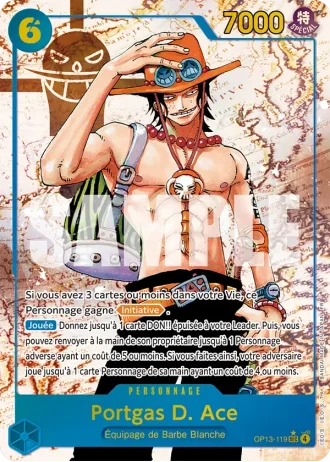 Portgas D. Ace (OP13-119) (Alternative Art) — Successeurs (OP13)