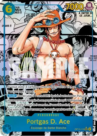 Portgas D. Ace (OP13-119) (Manga Rare) — Successeurs (OP13)