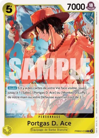 Portgas D. Ace (PRB02-018) — ONE PIECE CARD THE BEST vol.2 (PRB02)