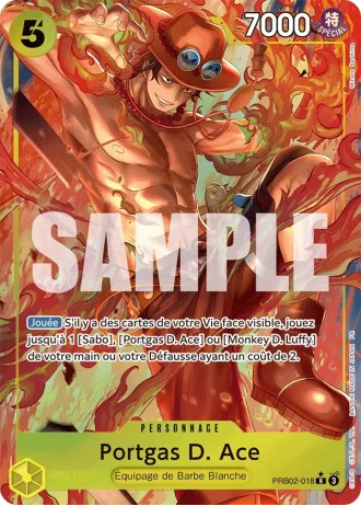 Portgas D. Ace (PRB02-018) (Special Rare) — ONE PIECE CARD THE BEST vol.2 (PRB02)