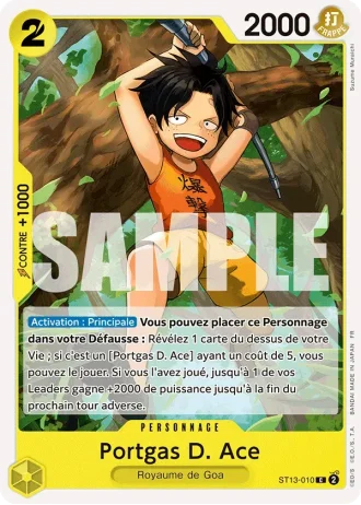 Portgas D. Ace (ST13-010) (Pirate Foil) — ONE PIECE CARD THE BEST vol.2 (PRB02)