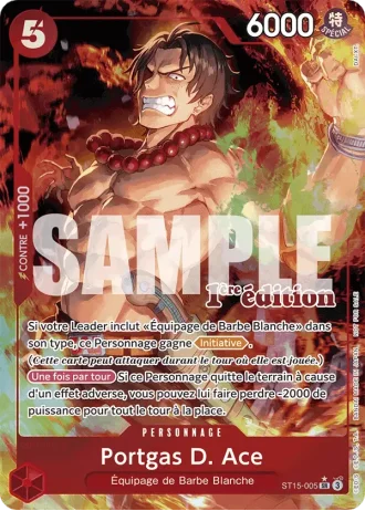 Portgas D. Ace (ST15-005) (Alternative Art) — PROMO