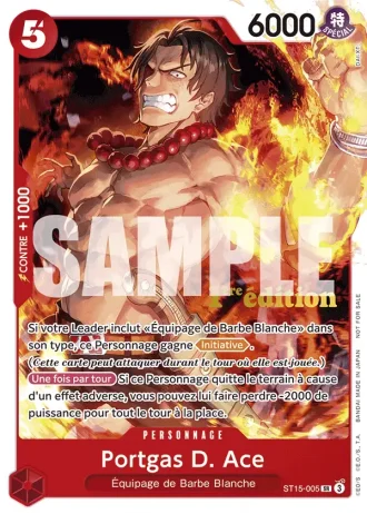 Portgas D. Ace (ST15-005) (Alternative Art) — PROMO