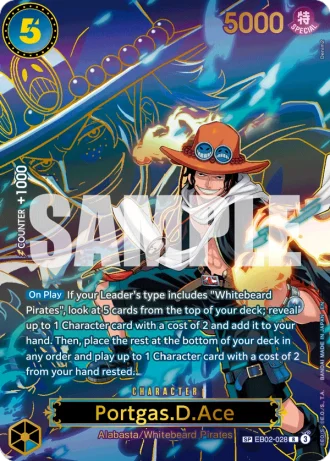 Portgas.D.Ace (EB02-028) (Special Rare) — Carrying on His Will (OP13)