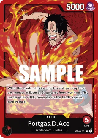 Portgas.D.Ace (OP03-001) — Pillars of Strength (OP03)