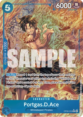 Portgas.D.Ace (OP08-052) (Alternative Art) — Two Legends (OP08)