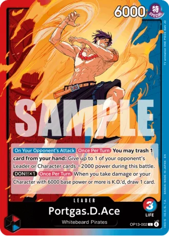 Portgas.D.Ace (OP13-002) — Carrying on His Will (OP13)