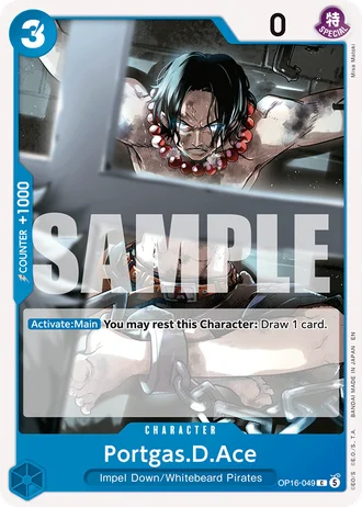 Portgas.D.Ace (OP16-049) — The Time of Battle (OP16)