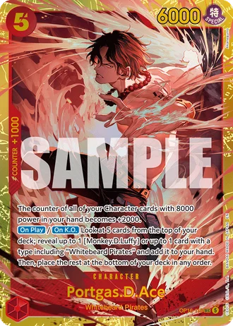 Portgas.D.Ace (OP16-118) — The Time of Battle (OP16)