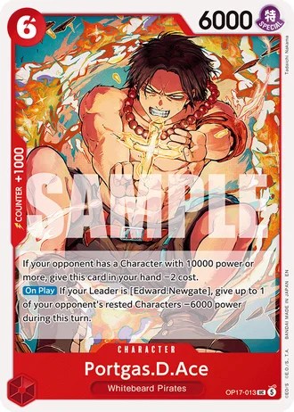 Portgas.D.Ace (OP17-013) — The World's Strongest Warriors (OP17)