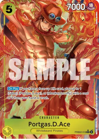 Portgas.D.Ace (RB02-018) (Alternative Art) — One Piece Card The Best Vol.2(PRB02)