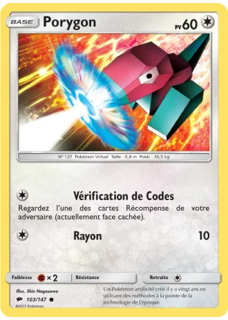 Porygon #103/147 — Ombres Ardentes