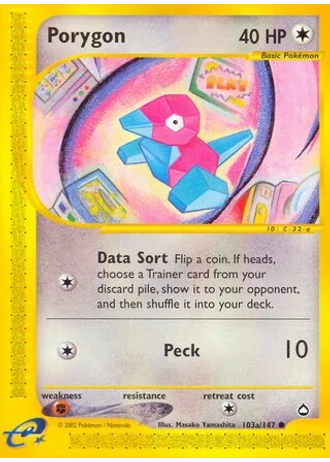 Porygon #103b — Aquapolis