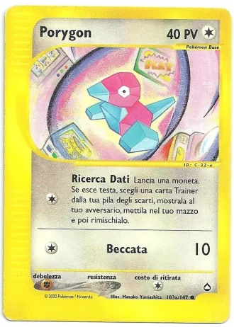Porygon #103b/147 — Aquapolis