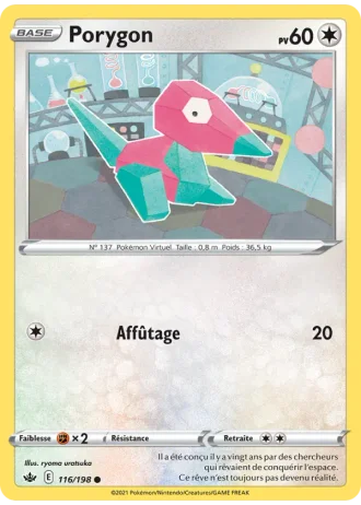 Porygon #116/198 — Règne de Glace