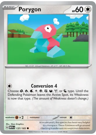 Porygon #137/165 — 151