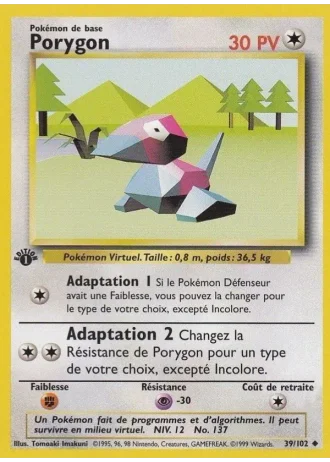 Porygon #39/102 — Set de Base