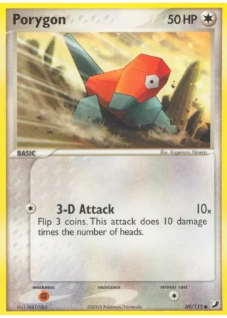Porygon #69/115 — EX Verborgene Mächte