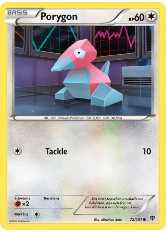 Porygon #72/101 — Plasma-Blaster
