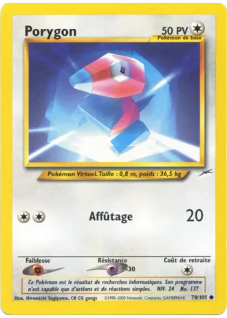 Porygon #78/105 — Neo Destiny