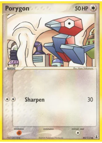 Porygon #80/113 — EX Delta Species