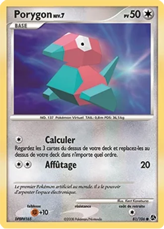 Porygon #81/106 — Duels au Sommets