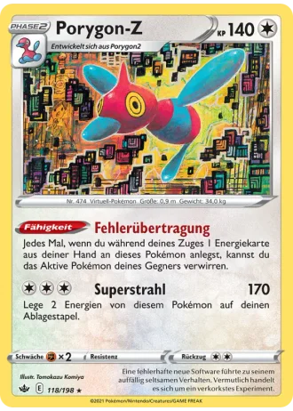Porygon-Z #118/198 — Schaurige Herrschaft