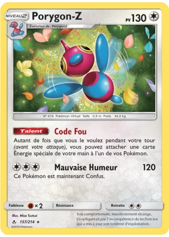 Porygon-Z #157 — Alliance Infaillible
