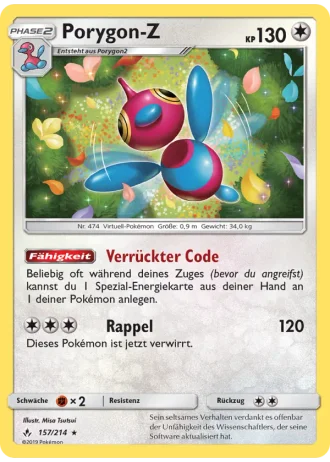 Porygon-Z #157/214 — Kräfte im Einklang