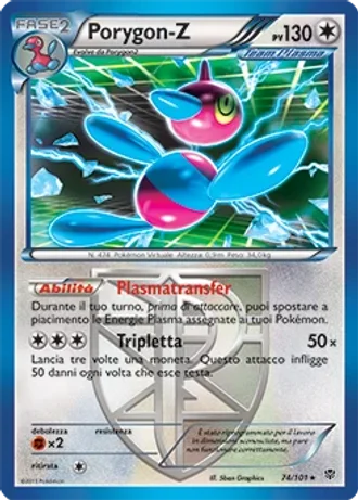 Porygon-Z #74/101 — Esplosione Plasma